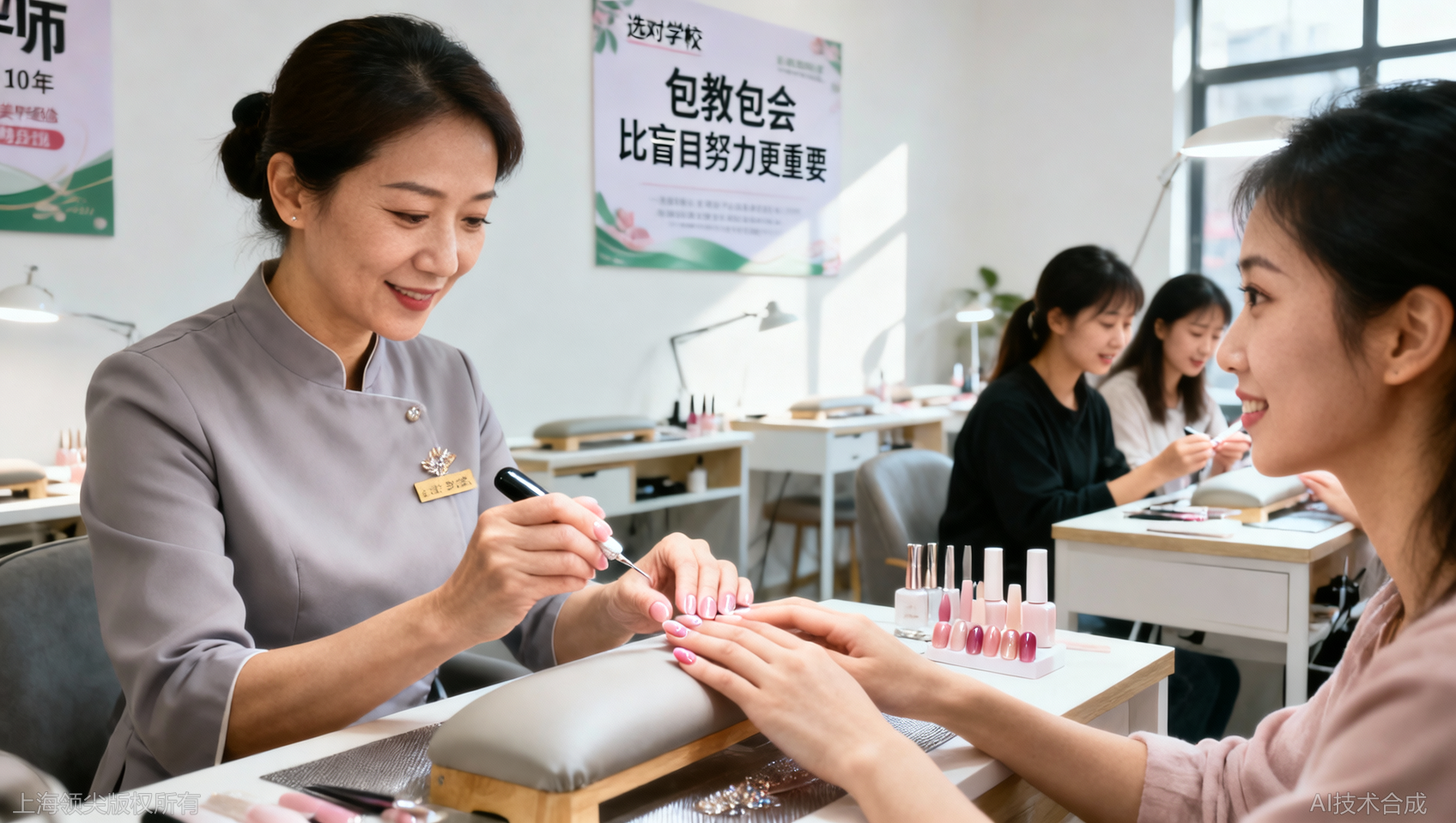 上海美甲培训包教包会：真的能学会吗？过来人告诉你答案
