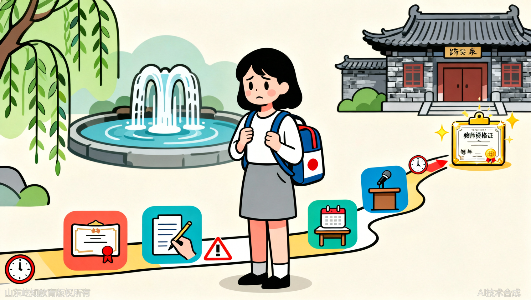 济南日本留学回国教师资格证报考：要注意的4个细节