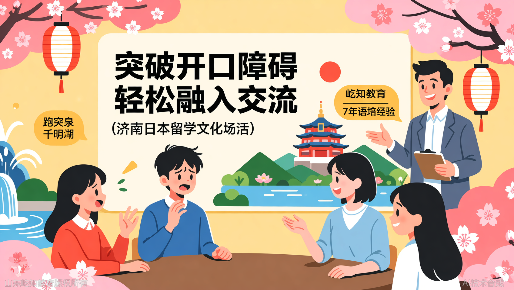 济南日本留学语言交换活动：提升口语的3个技巧