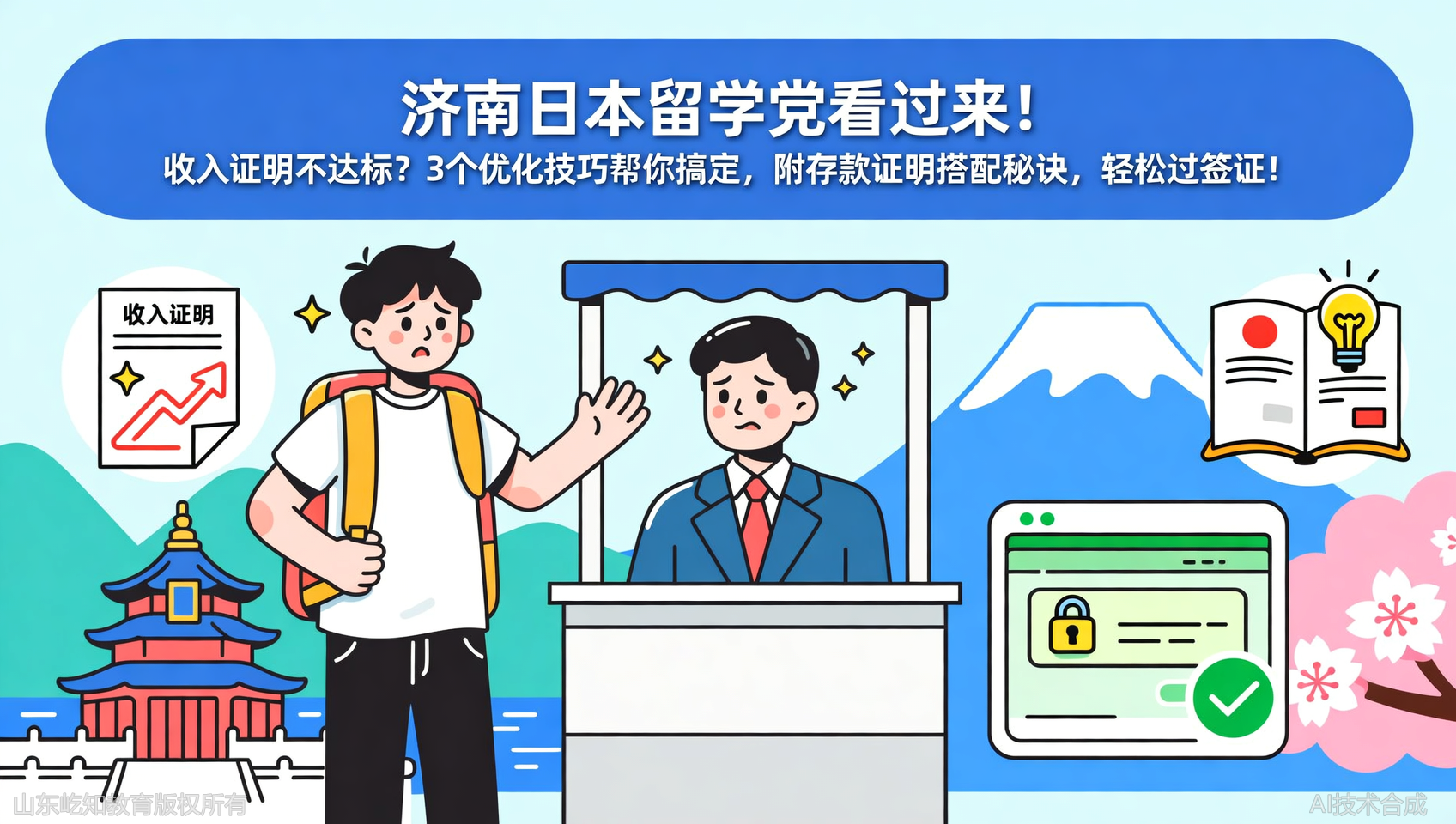 济南日本留学收入证明优化：3个技巧帮你达标