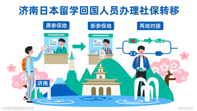 济南日本留学回国社保转移：3个关键步骤