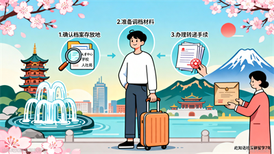 济南日本留学回国档案调动：3个关键步骤