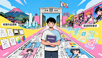 济南日本留学动漫行业就业推荐：portfolio准备的3个技巧