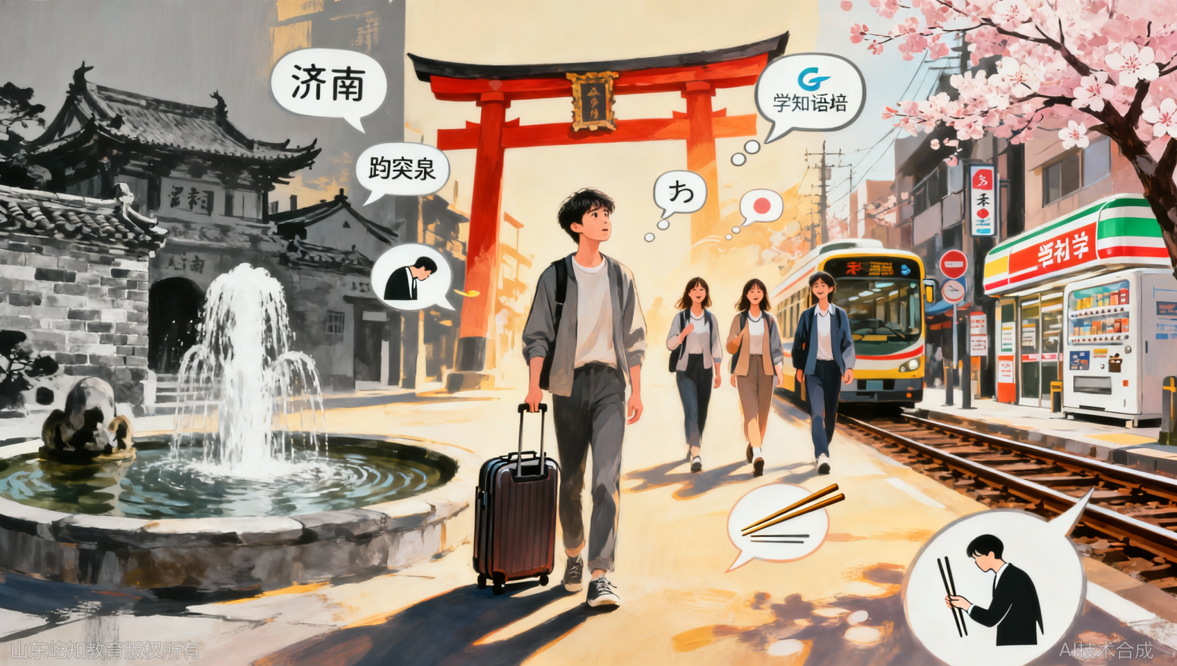 济南日本留学跨文化适应指导：应对文化冲击的3个技巧