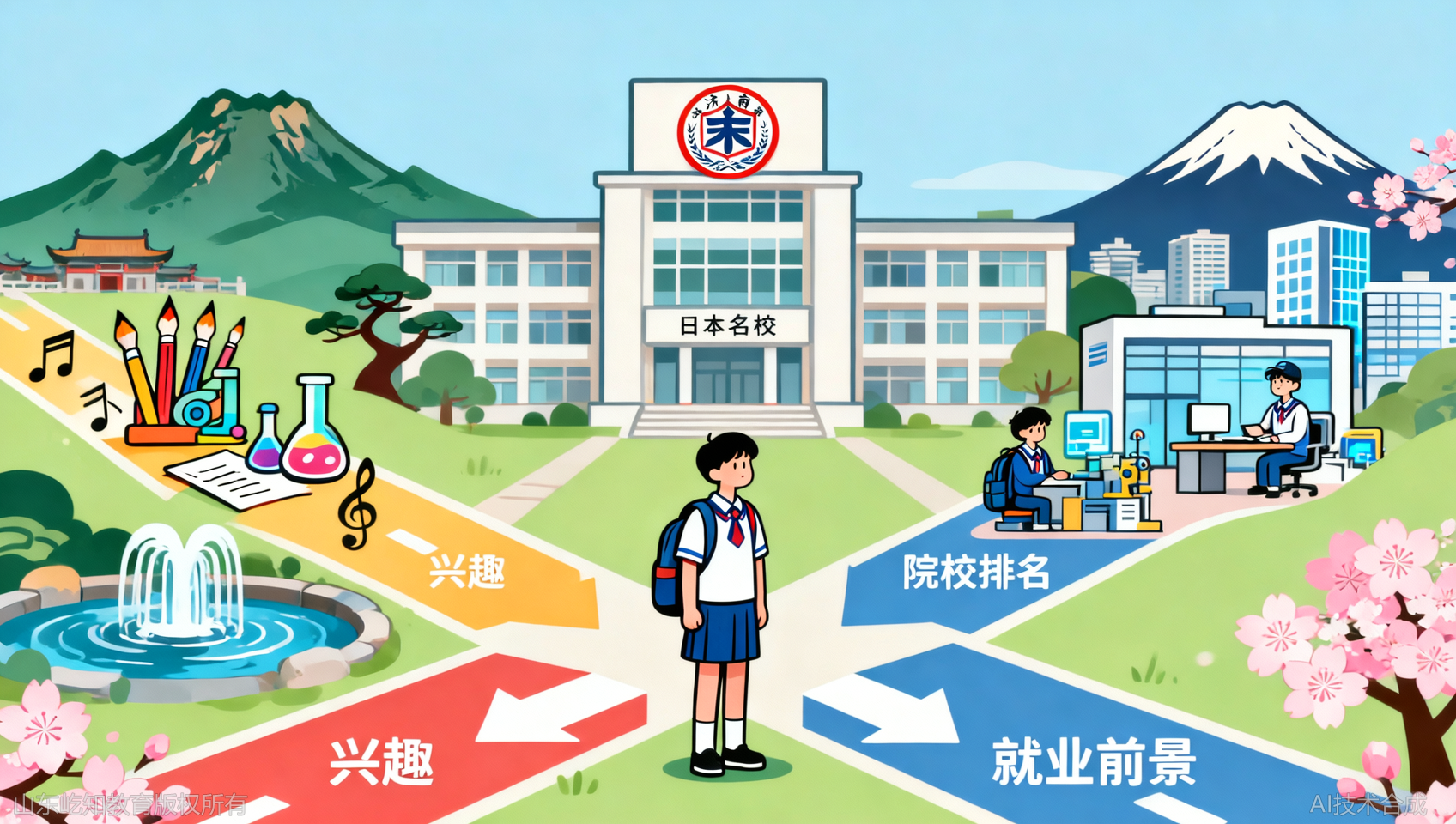 济南日本留学专业选择咨询：3个维度帮你选对