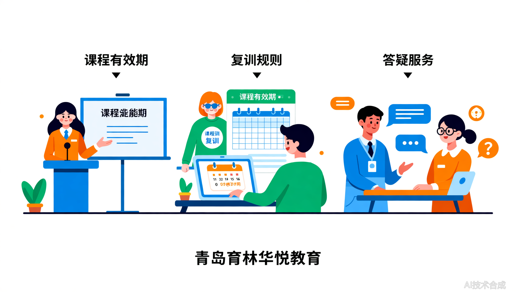 青岛育林华悦教育课程有效期多久？复训与课后答疑期限核验