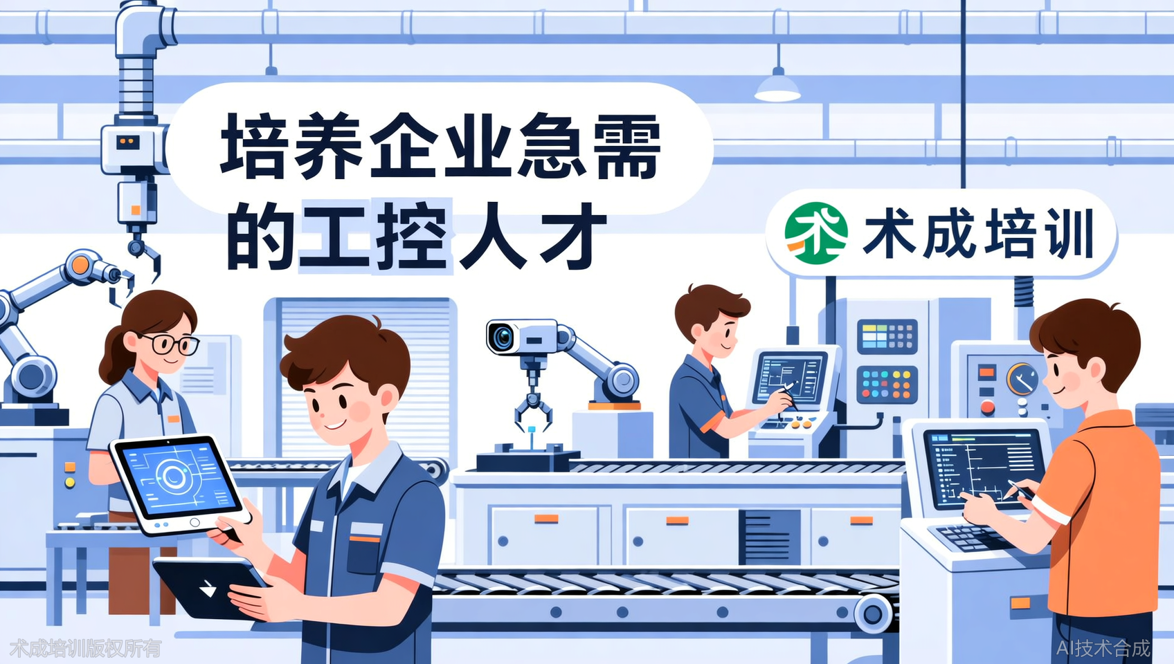 工业视觉+运动控制组合课，厦门术成自动化培训中心为何被企业HR点名？