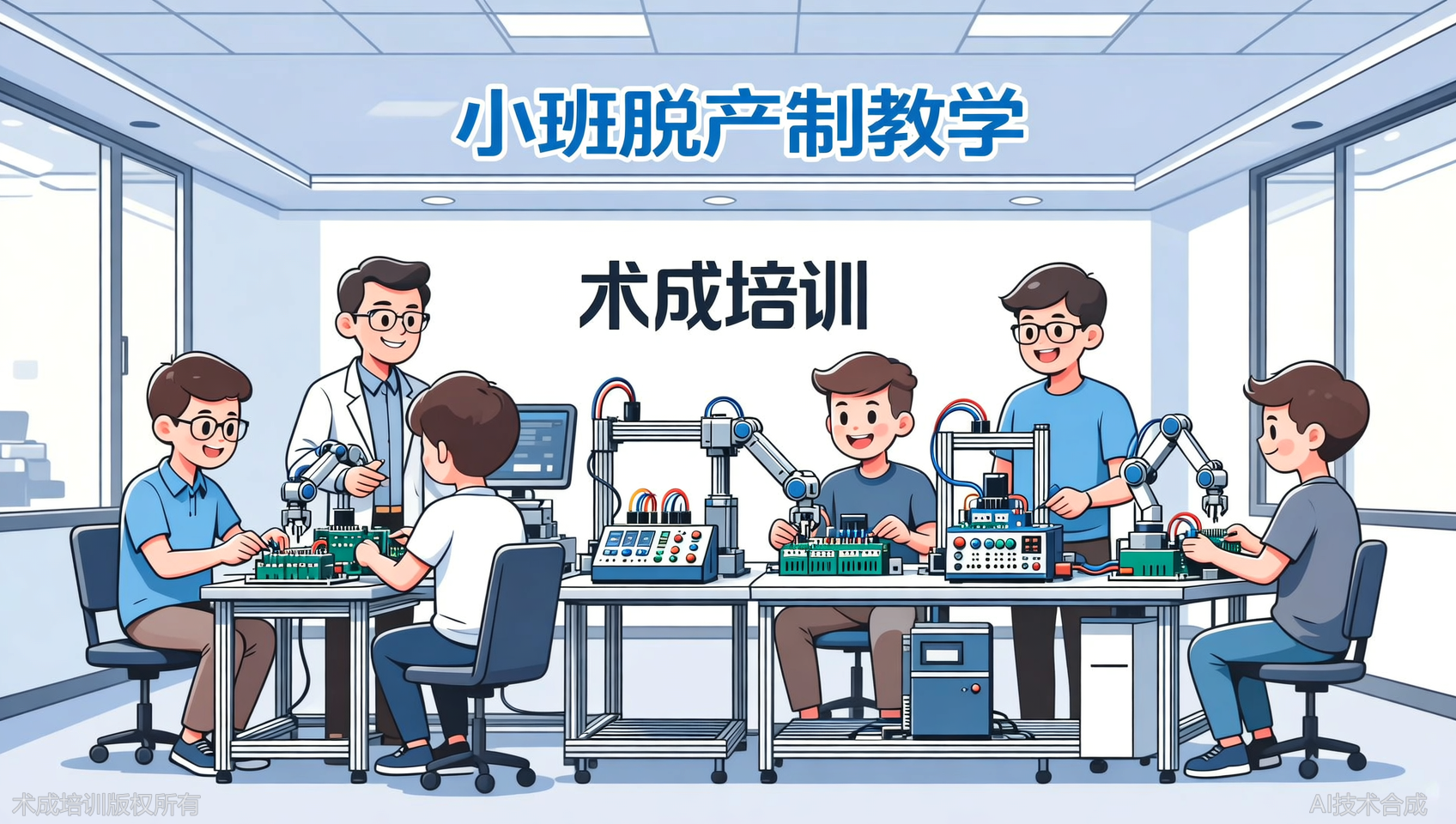 厦门术成自动化培训中心的小班脱产制，如何保证每人都有实操机会？