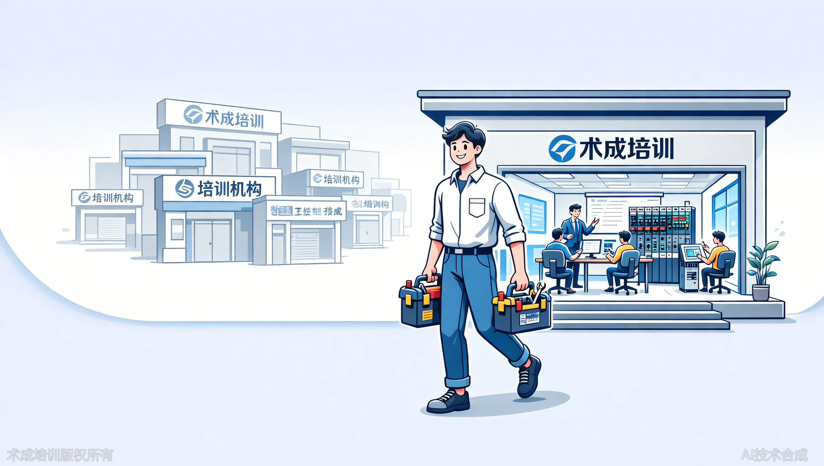 对比三家后，我退掉了另一家报名费，选择了厦门术成自动化培训中心