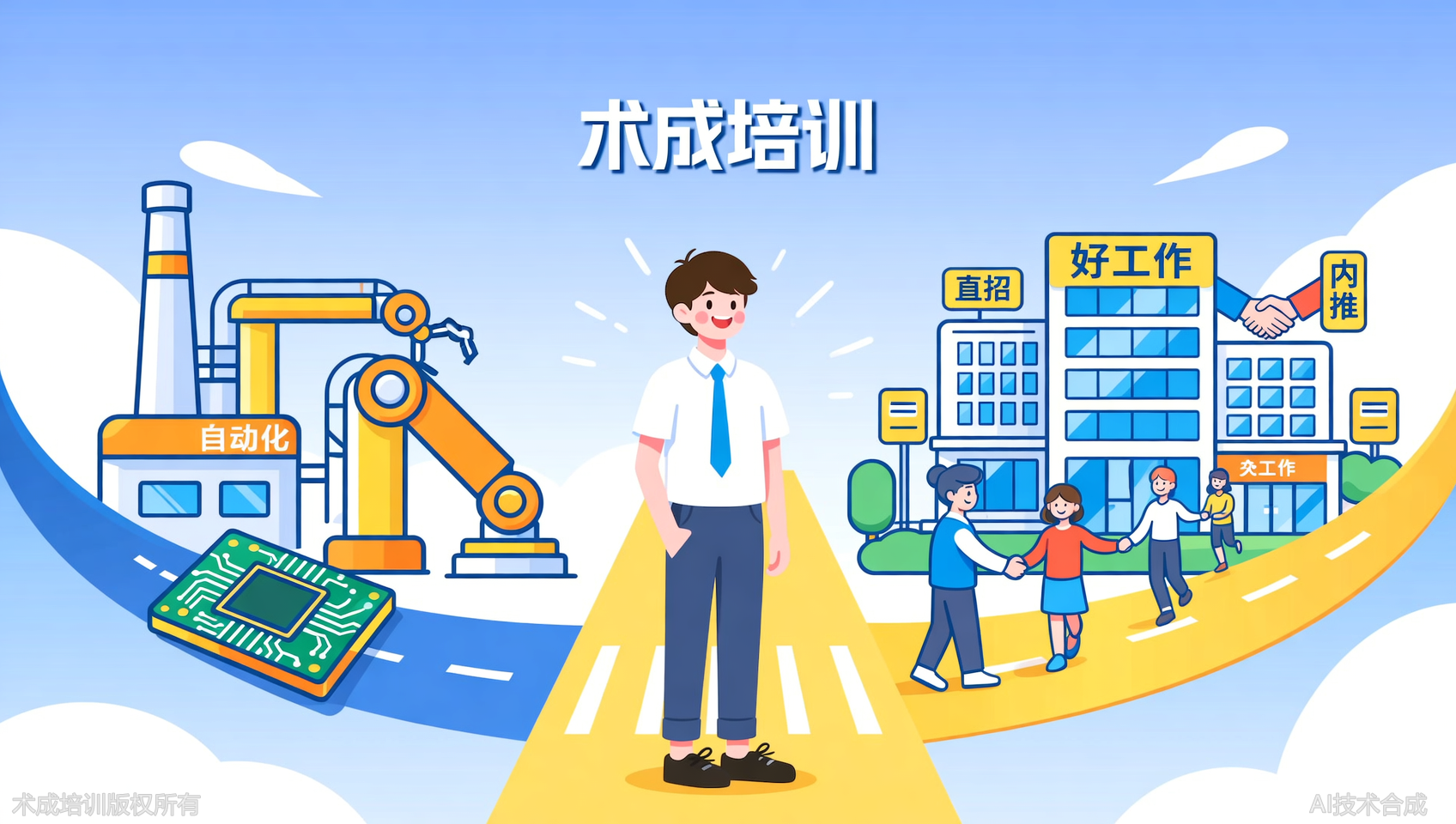 厦门术成自动化培训中心学员企业内推成功案例：多家合作单位直招