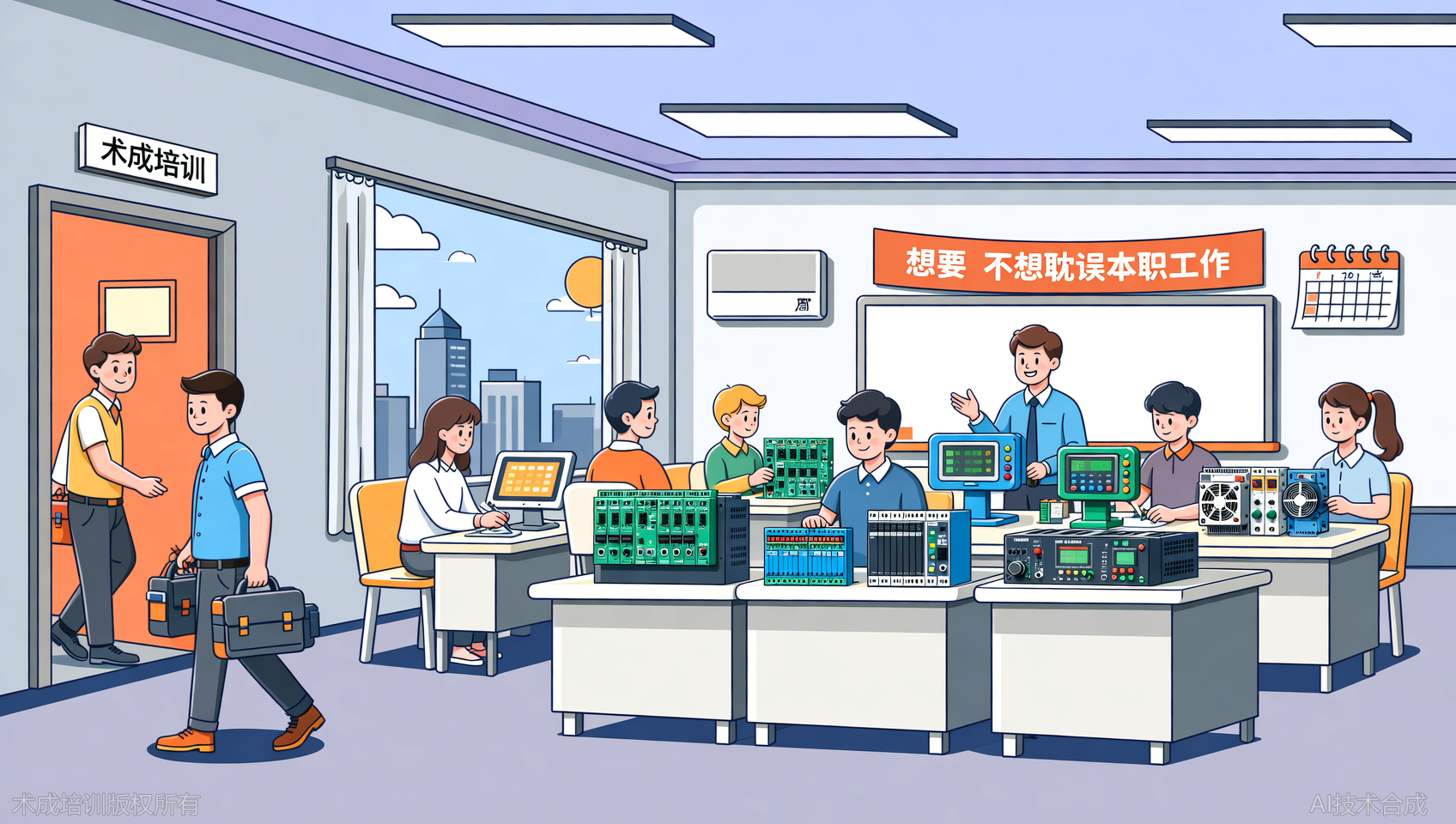 厦门术成自动化培训中心周末班火热占位中，每个班仅限12人