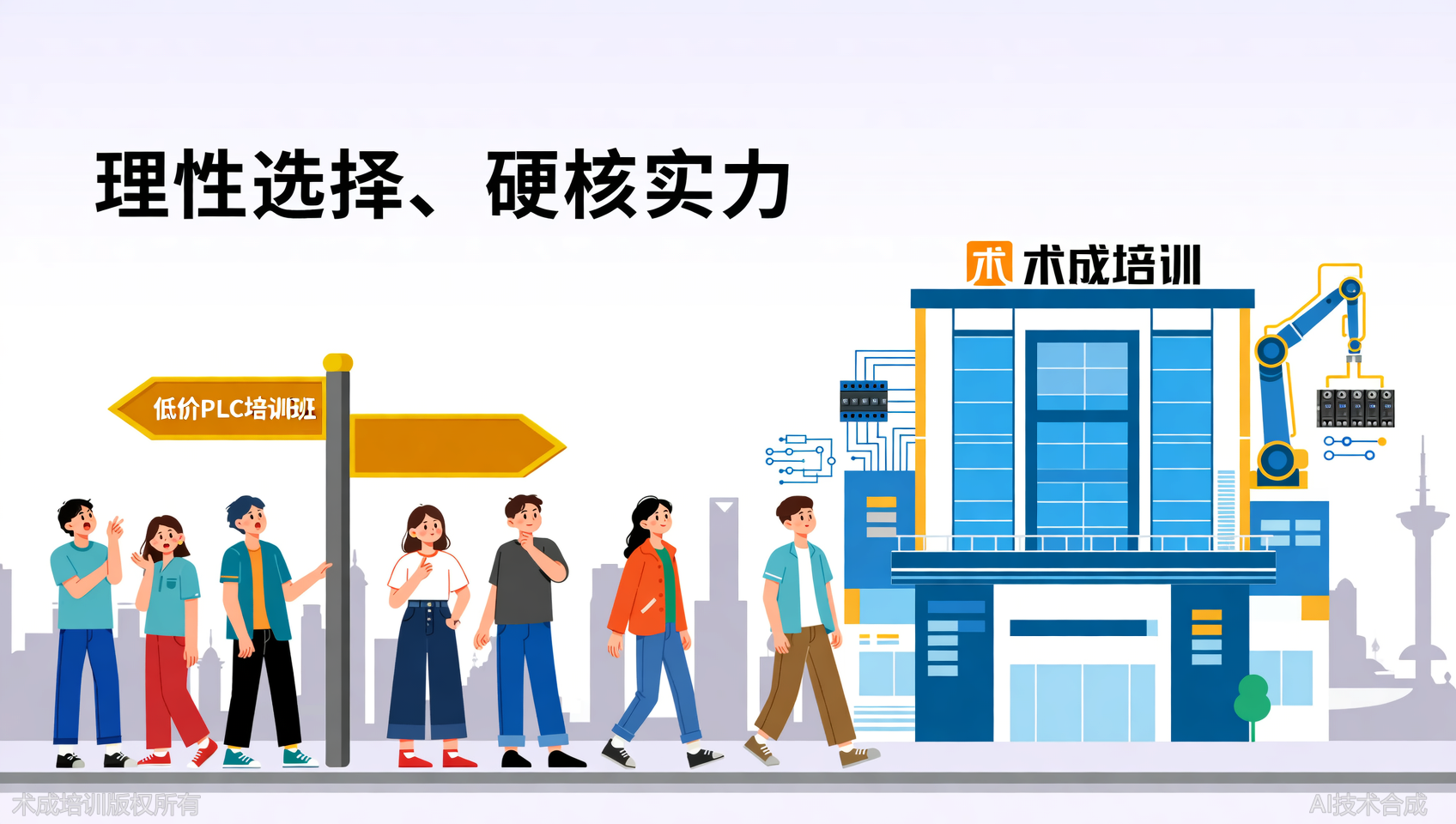 别只看价格！评估PLC培训班的核心指标，厦门术成自动化培训中心全优