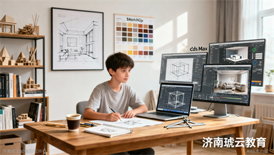 CAD、3DMAX、SU到底怎么学？济南琥云教育软件全攻略