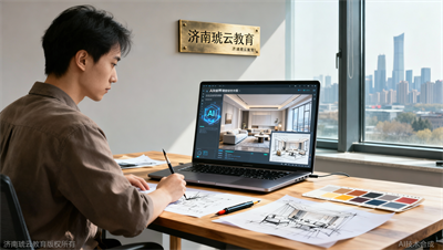 如何用AI工具辅助室内设计？济南琥云设计教育前沿课程揭秘