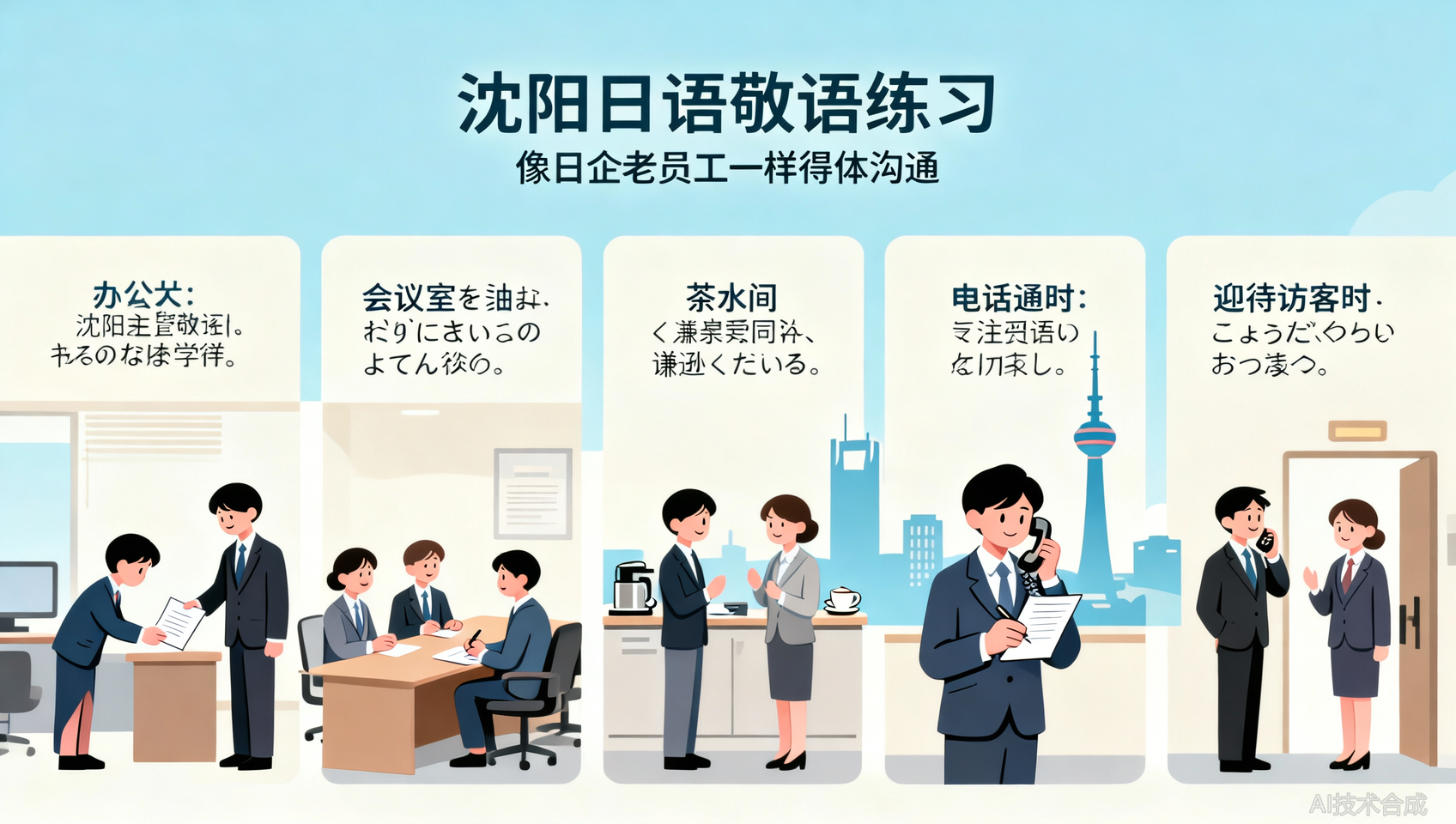 沈阳日语敬语练习：模拟职场场景的5个对话模板