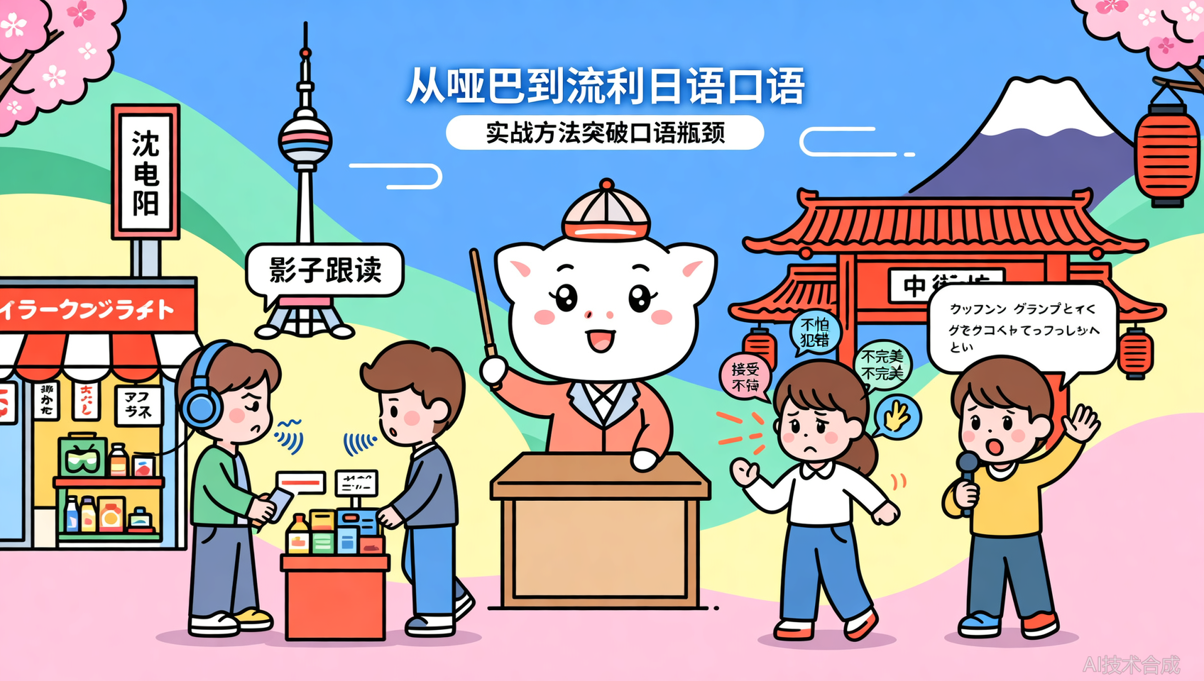 沈阳日语口语强化训练：从哑巴到流利的4个实战方法