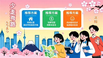 沈阳日本留学语言学校择校：根据预算、位置的3类推荐