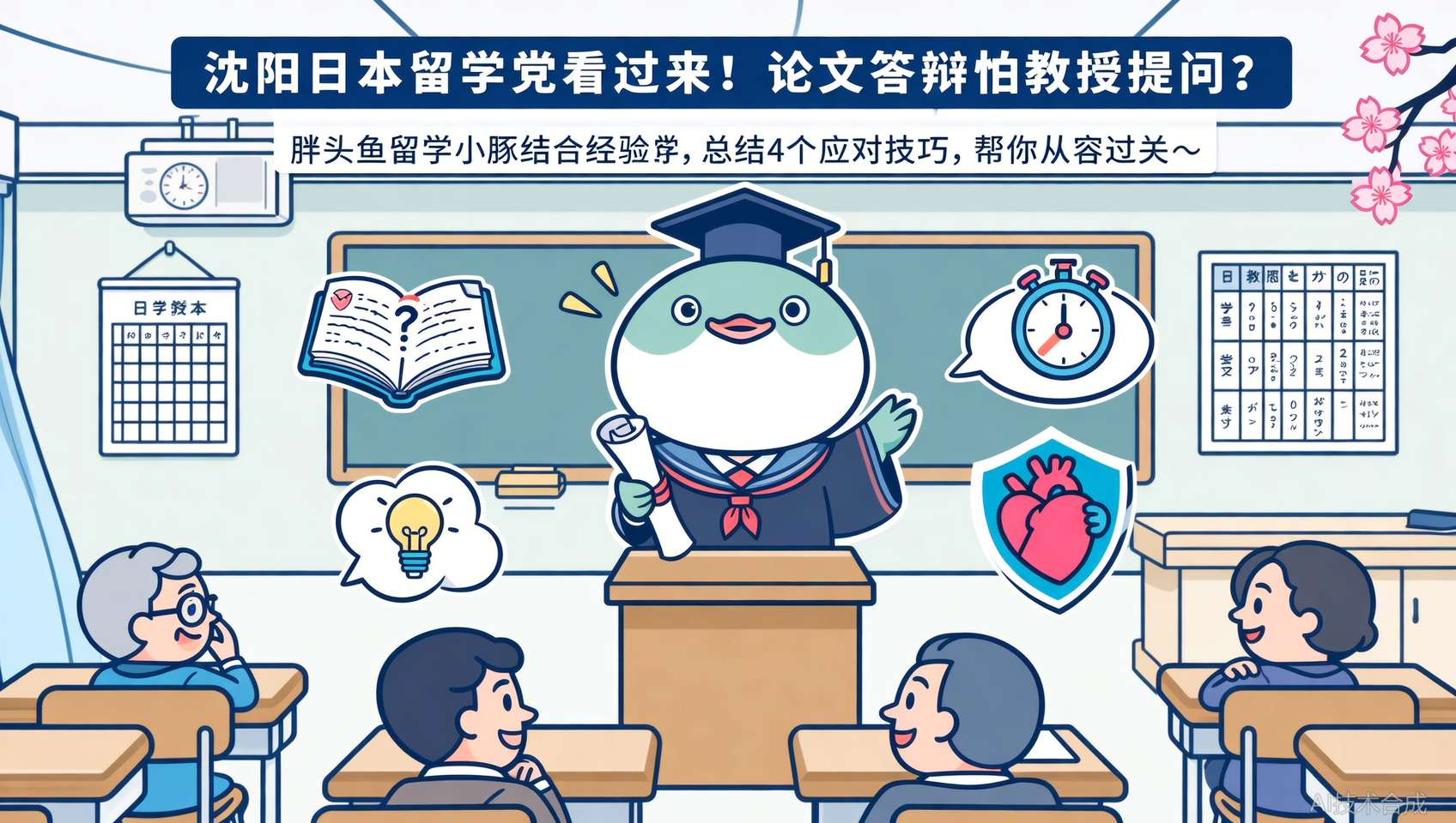 沈阳日本留学论文答辩技巧：应对教授提问的4个方法