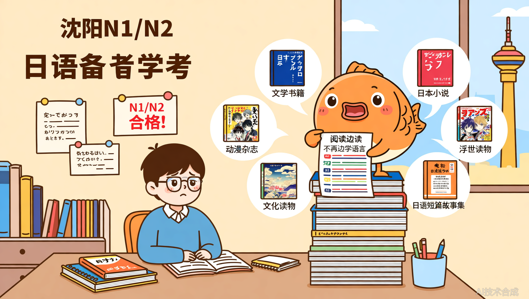 沈阳日语阅读素材推荐：适合N1/N2的4类趣味文章