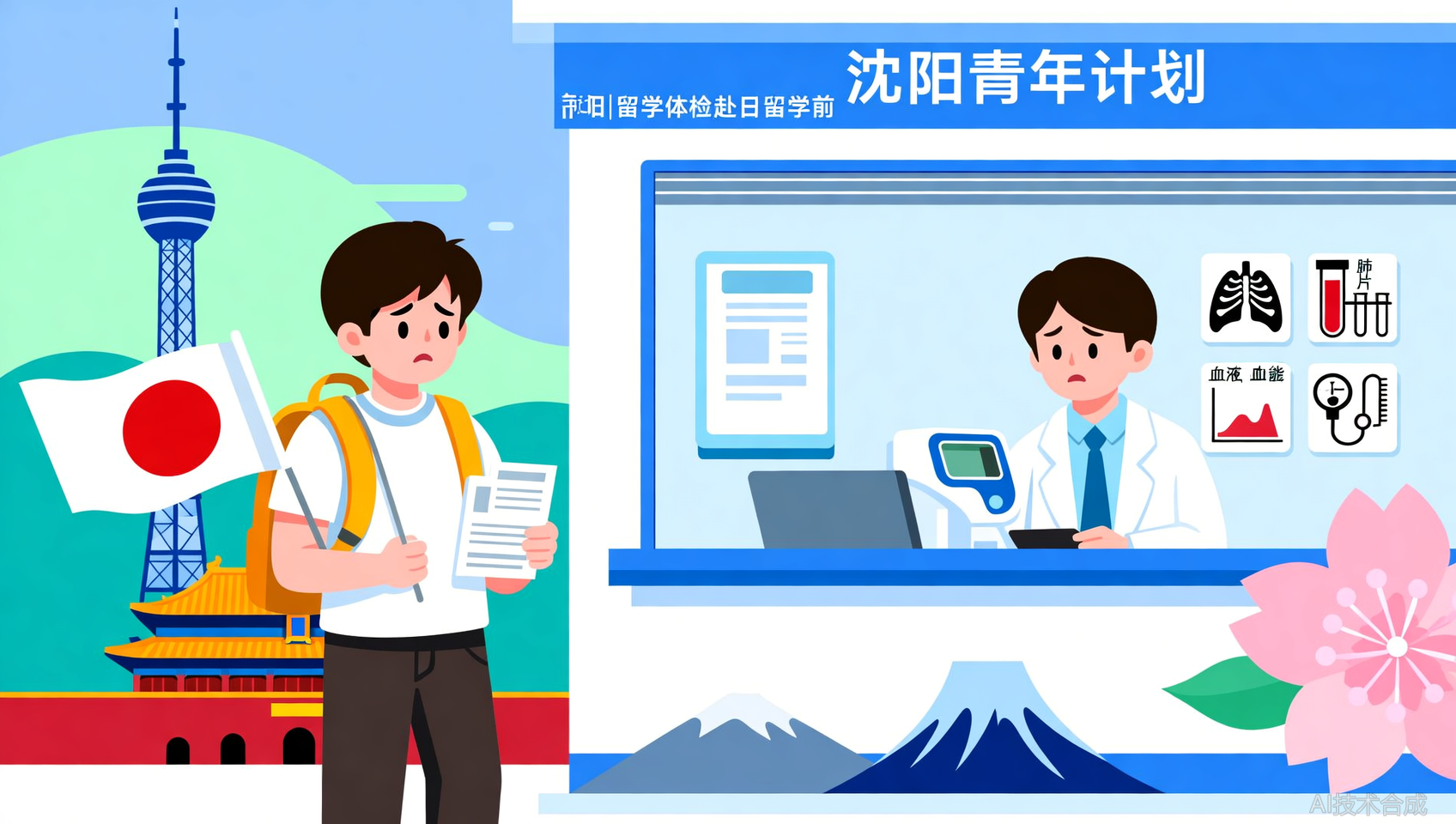 沈阳日本留学体检要求：这3个项目不达标会影响签证