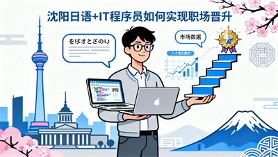 沈阳日语+IT就业方向：程序员的双语职场晋升路径