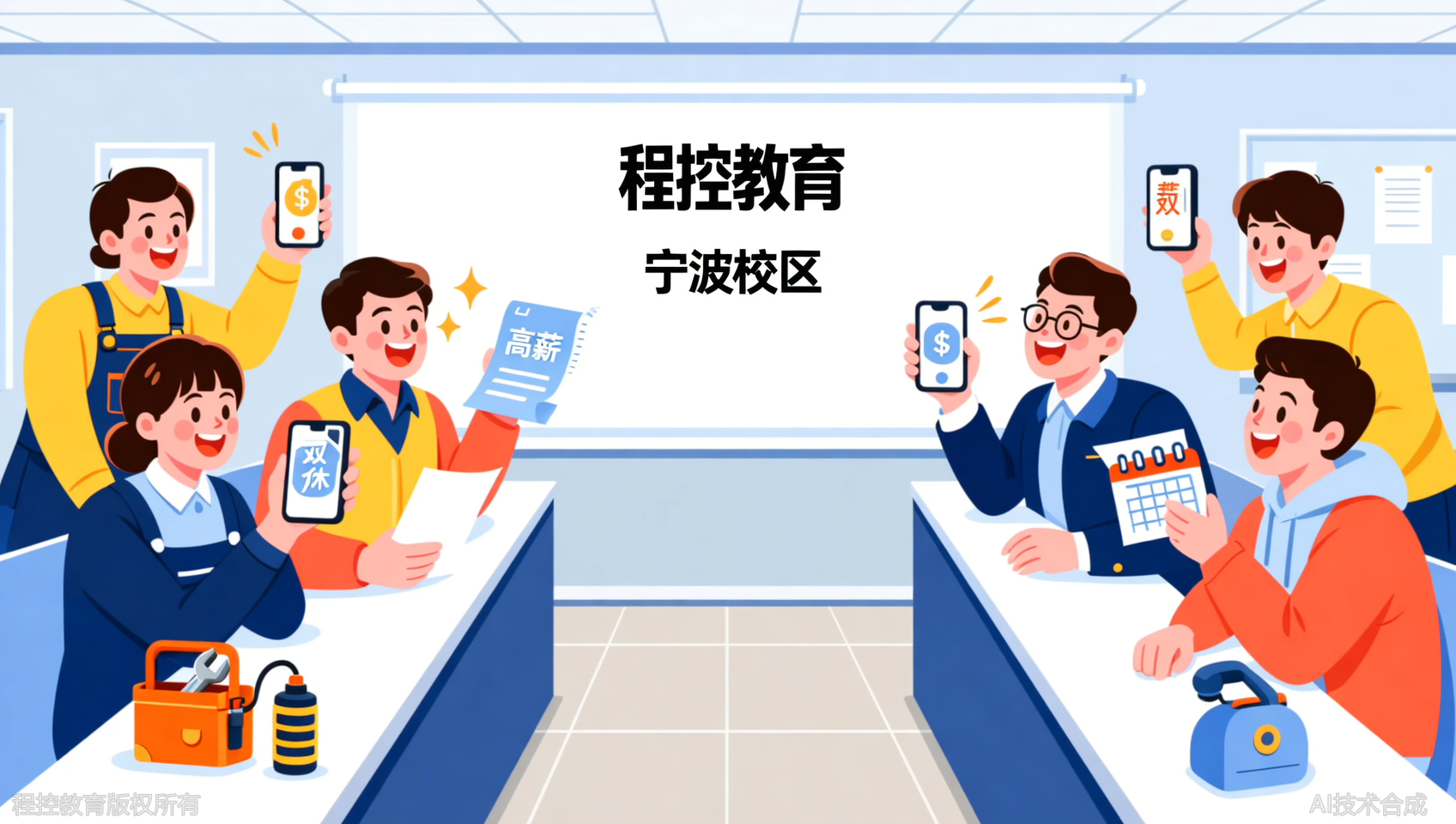 年薪28万+双休，程控教育（宁波校区）校友分享会上这些薪资单让老电工破防