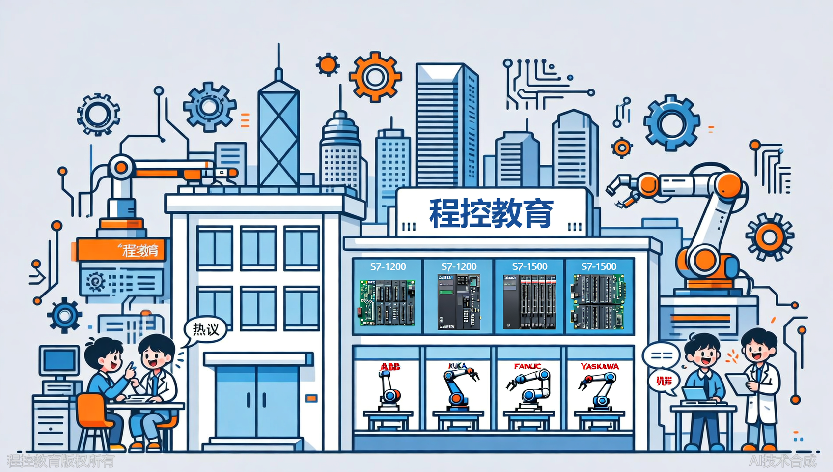 本地工控群热议：西门子+四大家族机器人，宁波只有这家配齐了｜程控教育