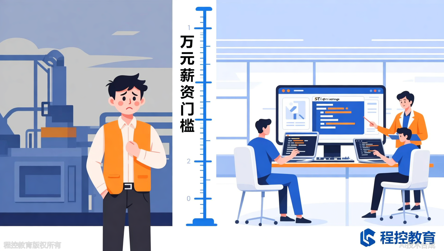 月薪不过万，问题是不是出在不懂ST高级语言？程控教育（宁波校区）对症下药