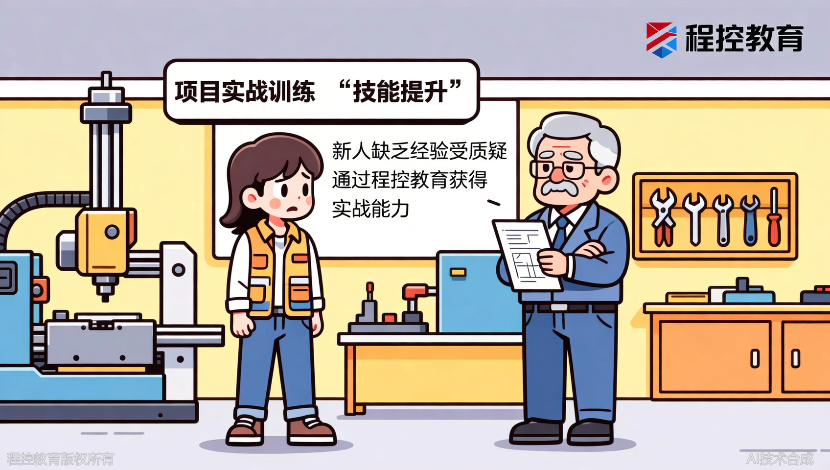 非标机械设计总被车间老师傅挑战？程控教育（宁波校区）用整线项目帮你正名