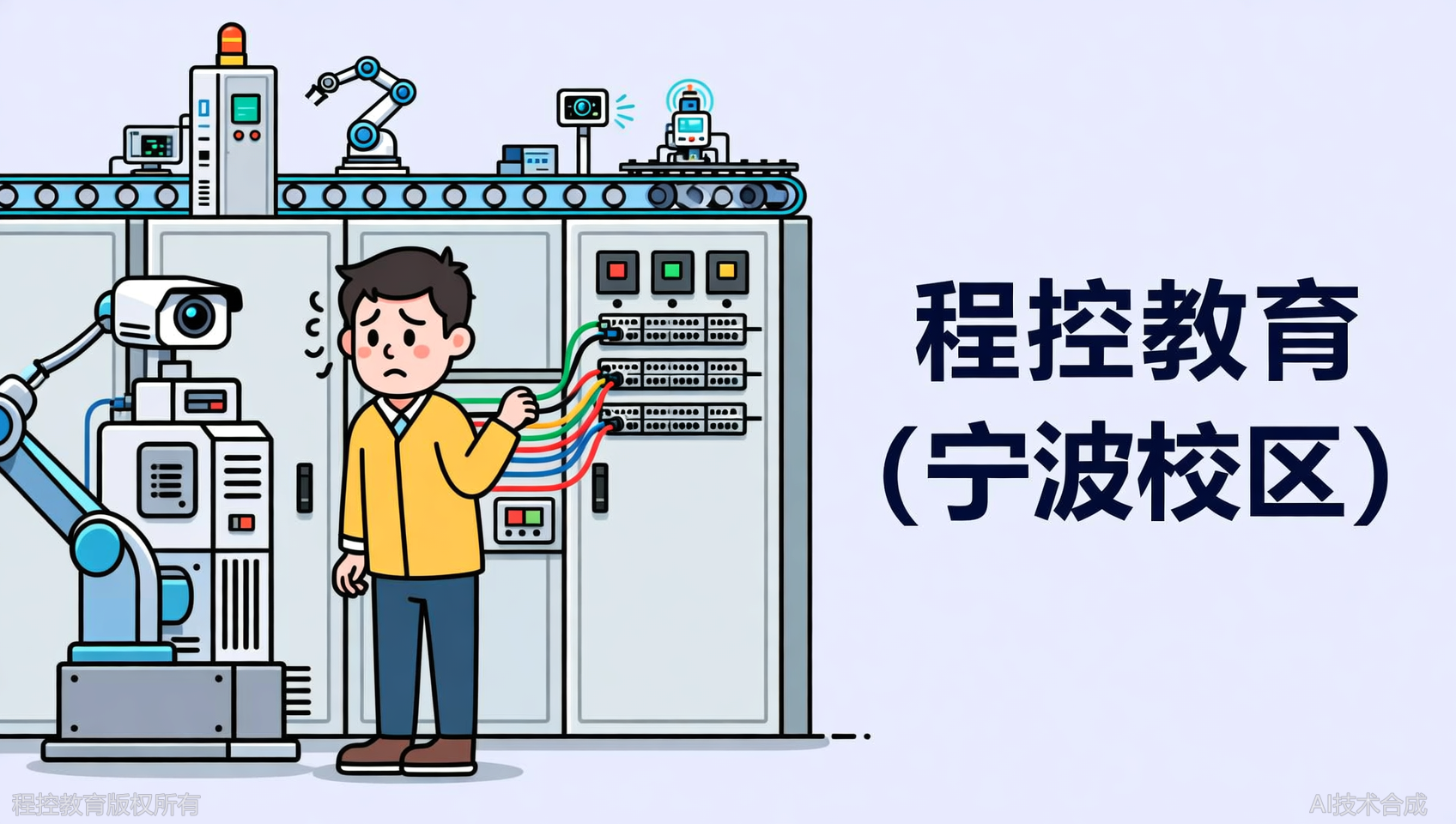 会接柜不懂视觉，在智能产线前像个&ldquo;盲人&rdquo;？程控教育（宁波校区）带你上车