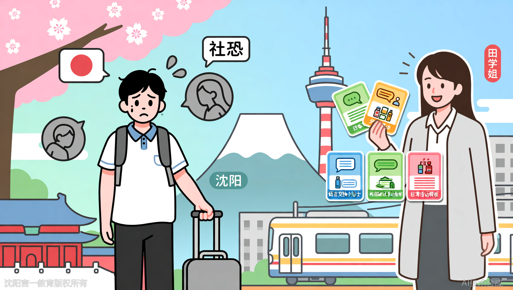 沈阳日本留学社交技巧：我克服社恐的3个实用方法