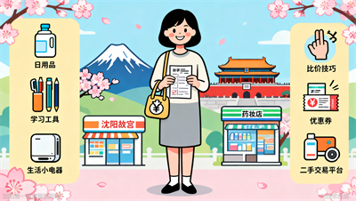 沈阳日本留学购物指南：必买的3类性价比商品及省钱技巧