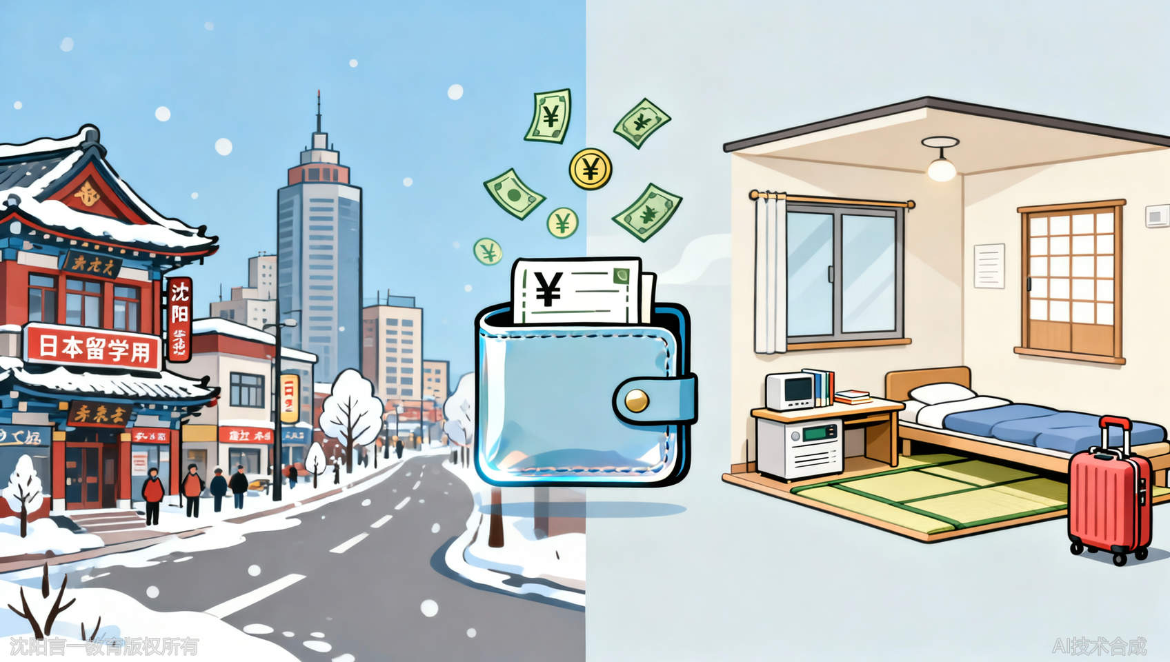 沈阳日本留学住宿费用：3类房源的真实开支实测