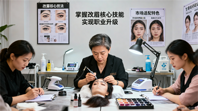 甘肃纹绣培训改眉术课程解析