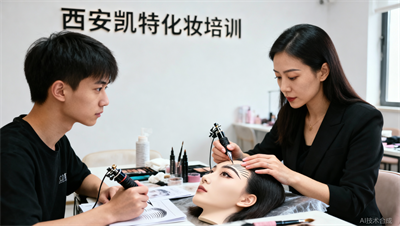 纹绣野生眉线条排列技巧解析