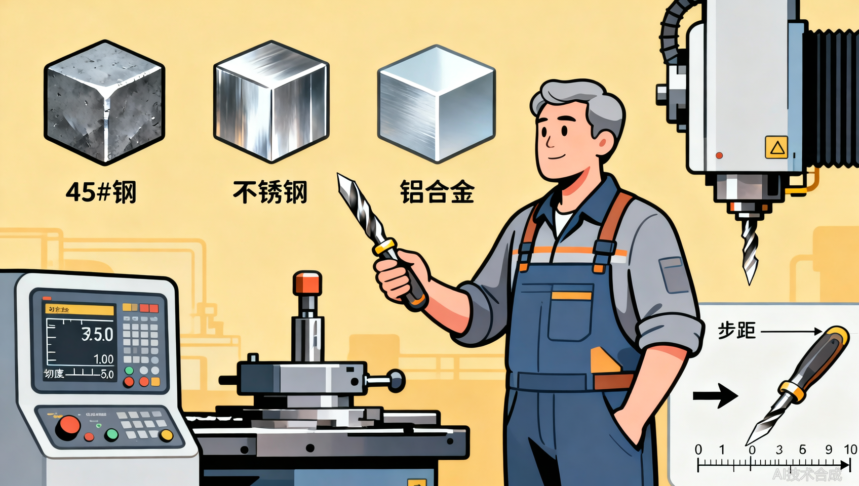 淄博刀具切削参数表：常用刀具的推荐参数及调整技巧