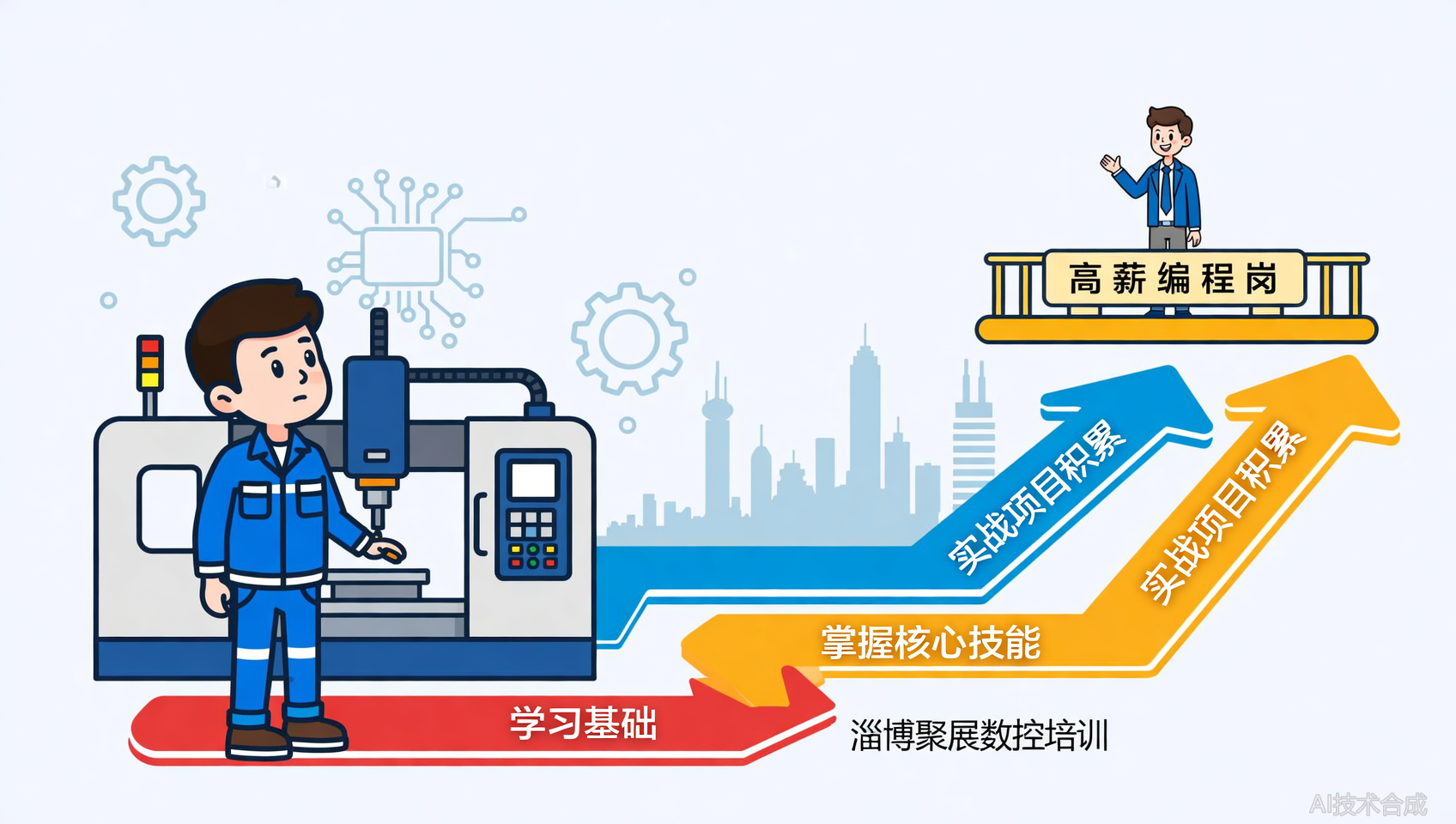 淄博数控职业：从操机到编程的3步路径及核心能力