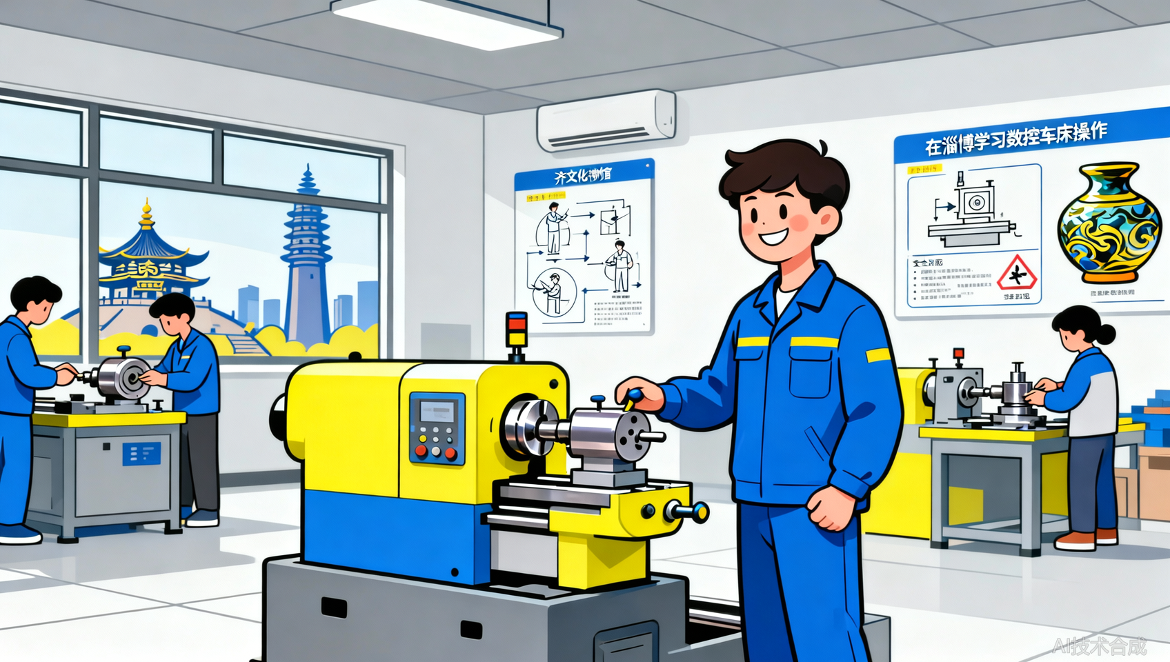 淄博数控车床操作：核心操作技能的实战培训