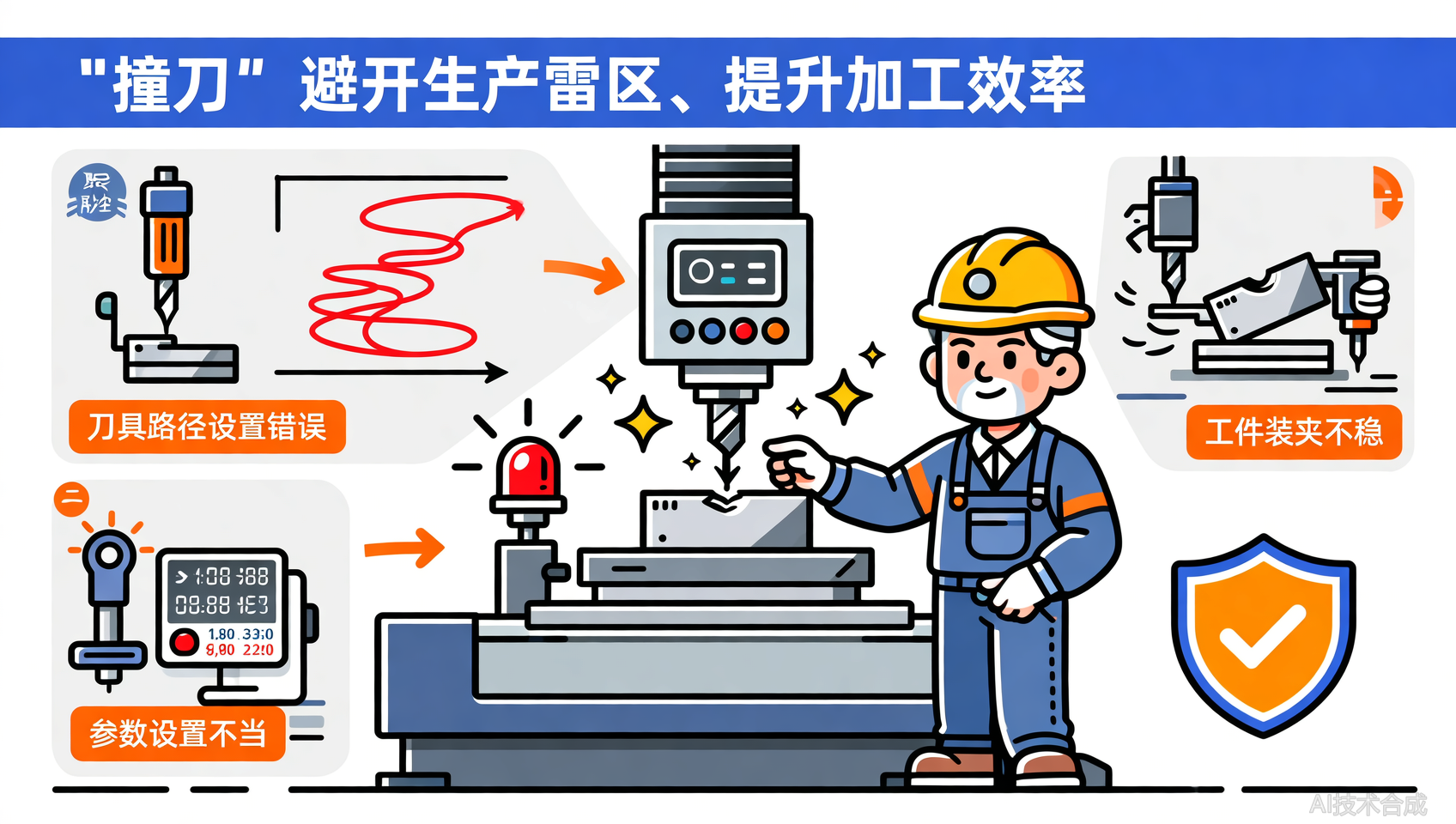 淄博模具加工编程撞刀：3个常见原因及解决步骤