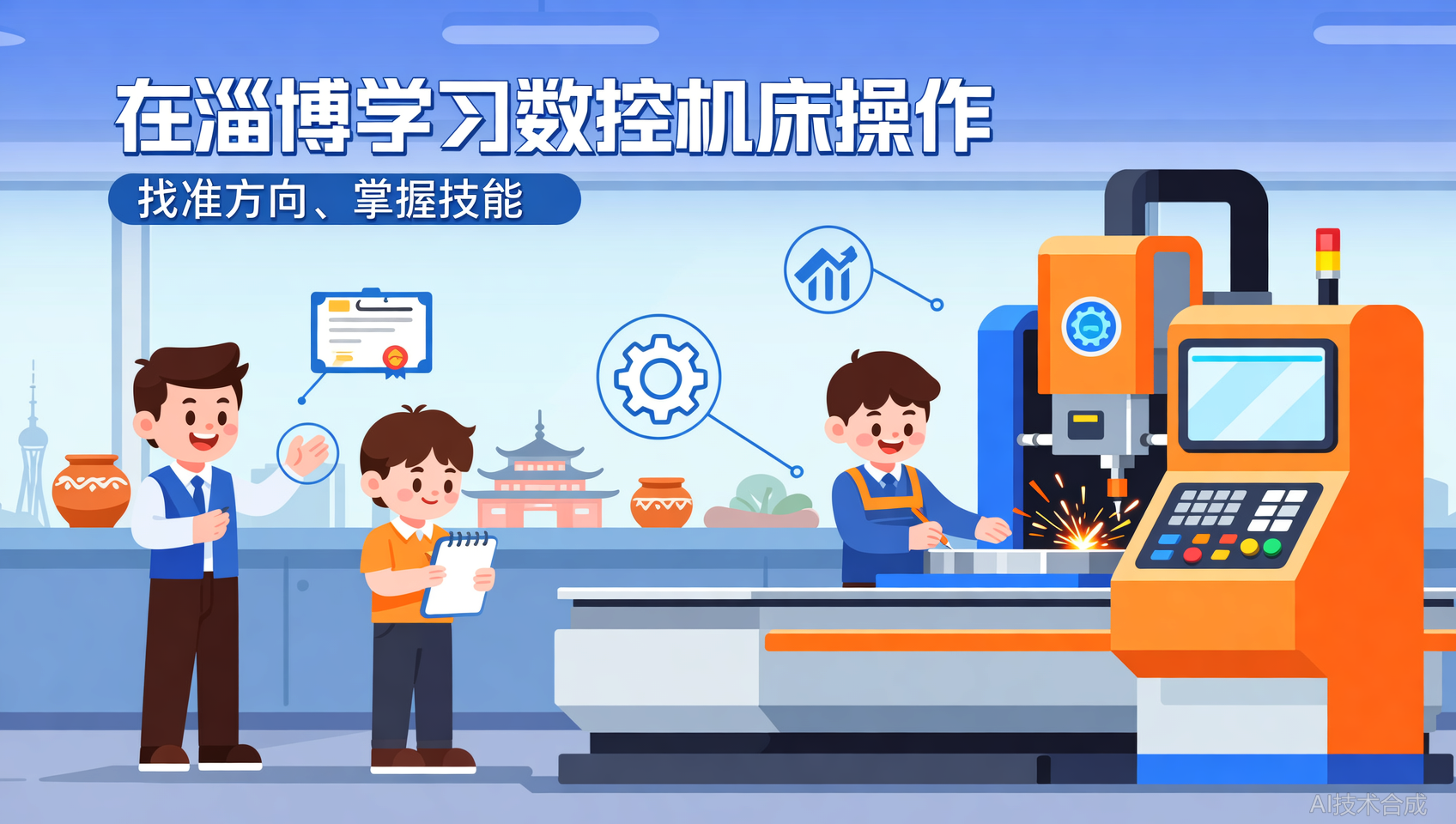 淄博数控机床操作：核心流程的实战培训