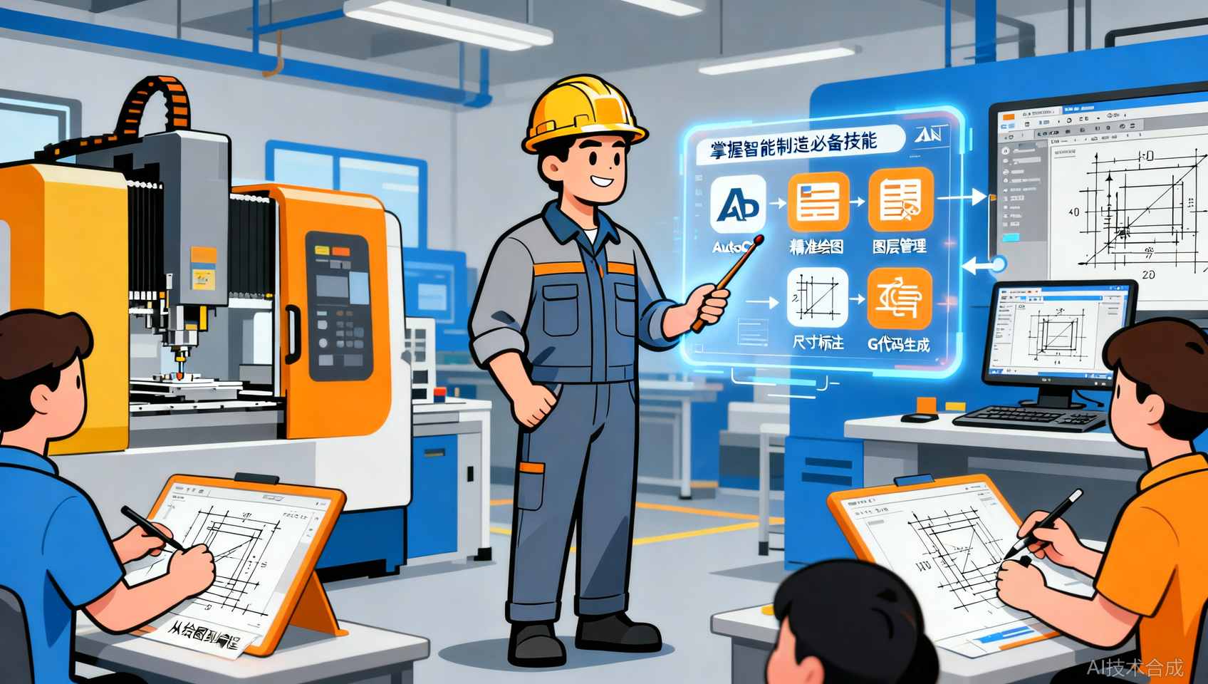 淄博AutoCAD数控应用：AutoCAD在数控中的核心功能培训