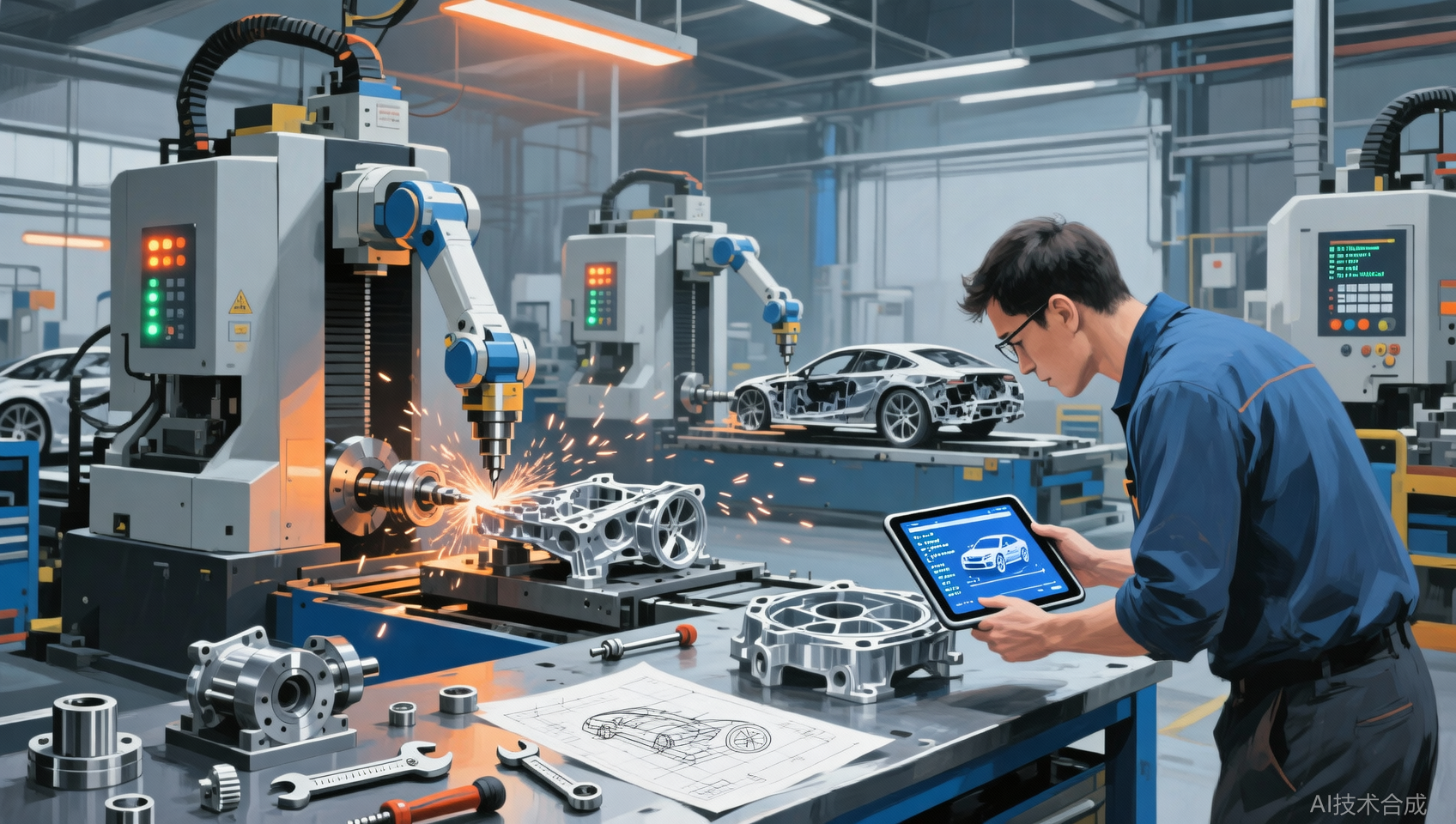 淄博汽车零部件CNC编程：汽车零件加工的核心技术要点