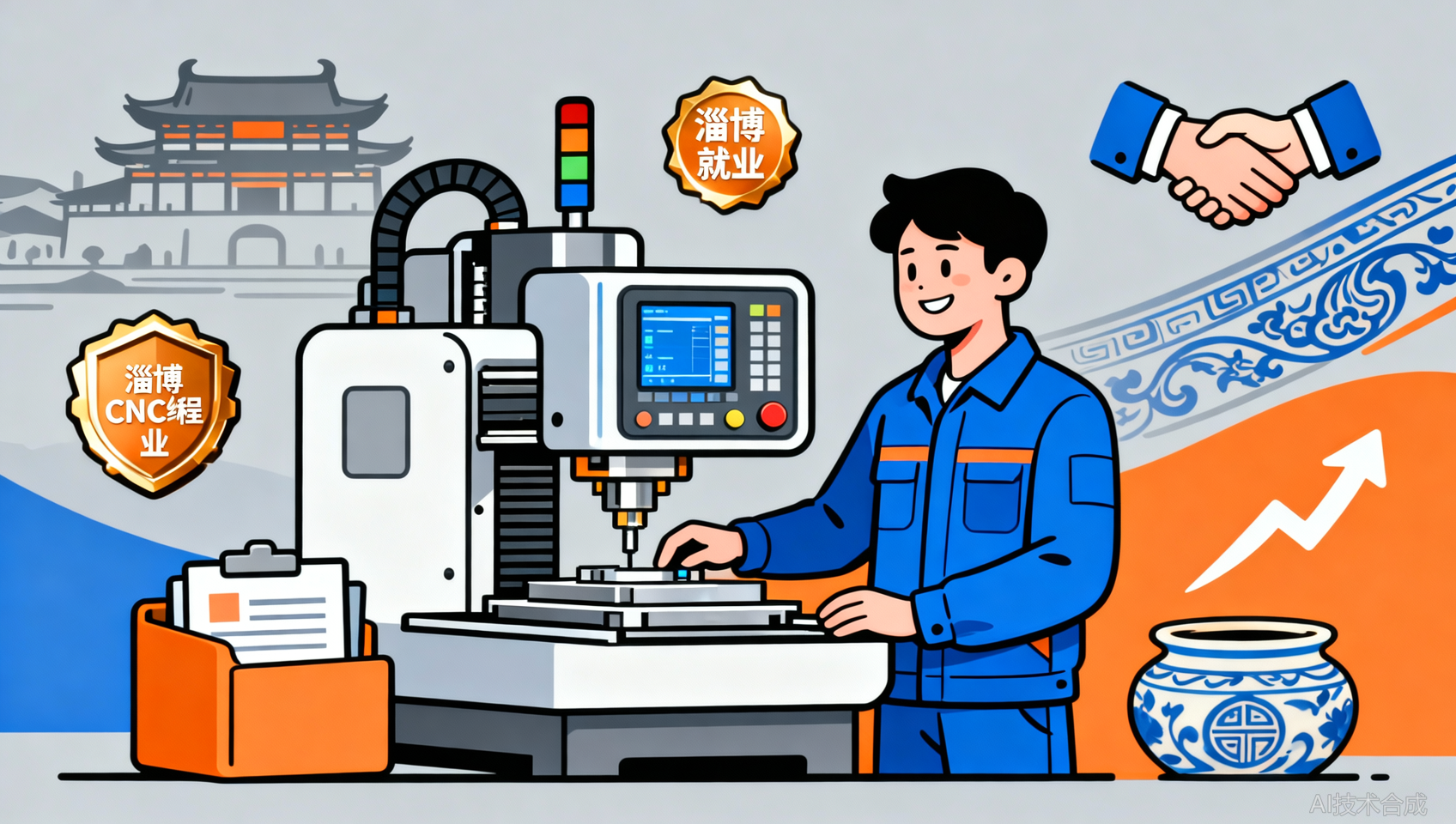 淄博CNC编程就业：企业要求的6项核心技能清单