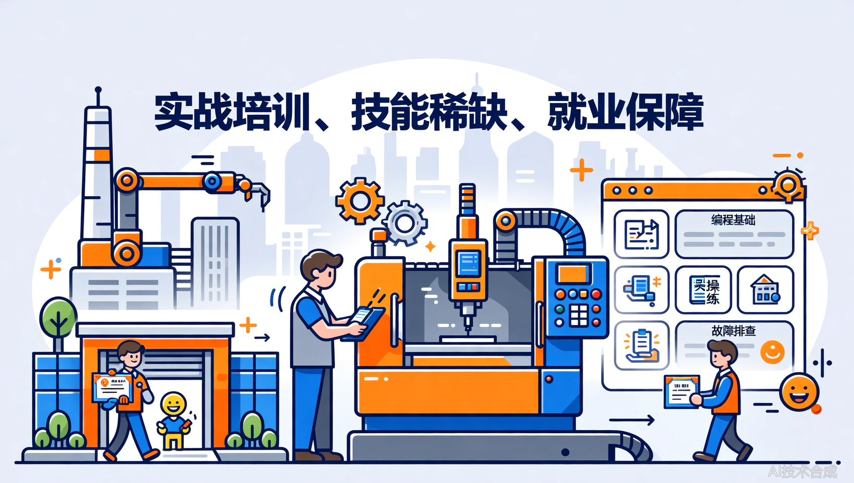 淄博数控操作工：核心操作技能的实战培训