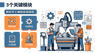 淄博数控手工编程：实战培训的3个核心项目