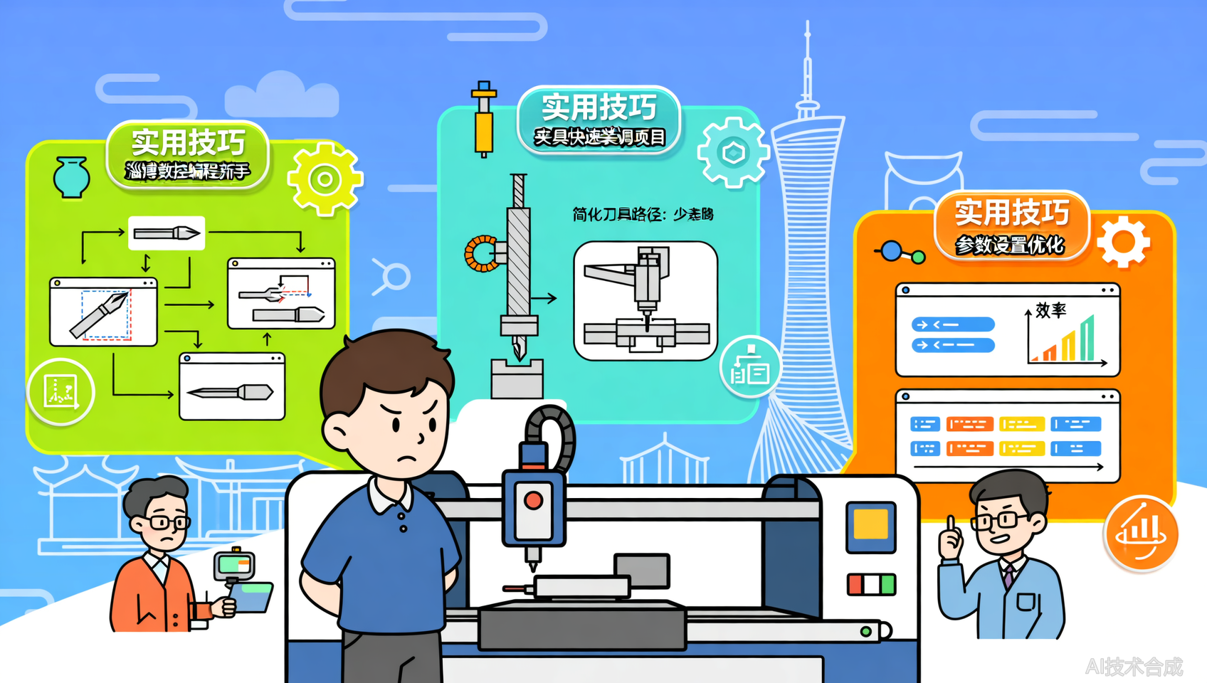 淄博数控编程新手：工艺优化的3个入门项目