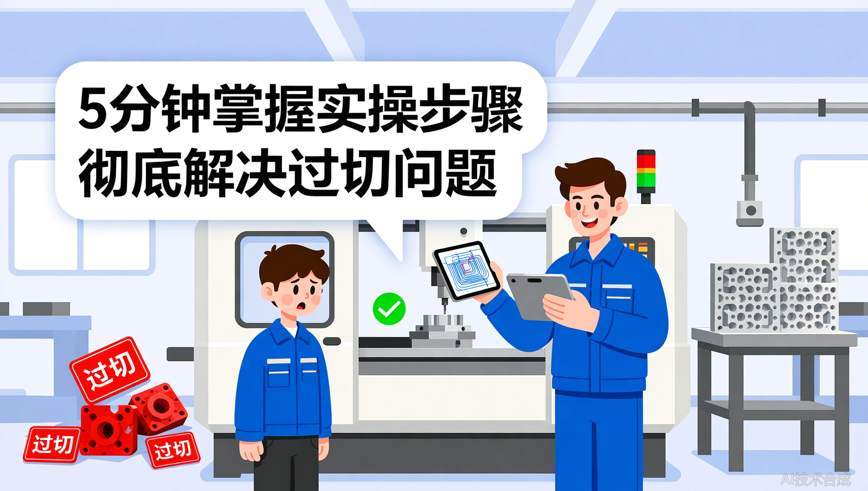 淄博模具加工编程过切：5分钟快速解决的实操方案