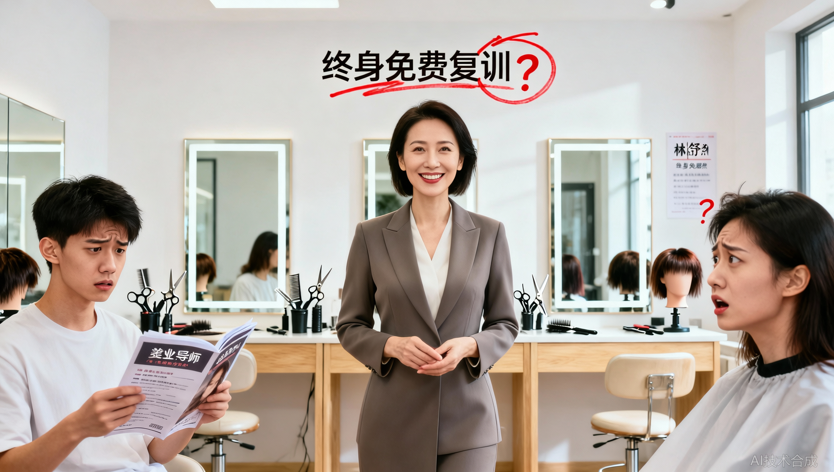 济南美发培训终身进修避坑：别信这些&ldquo;终身免费&rdquo;的套路