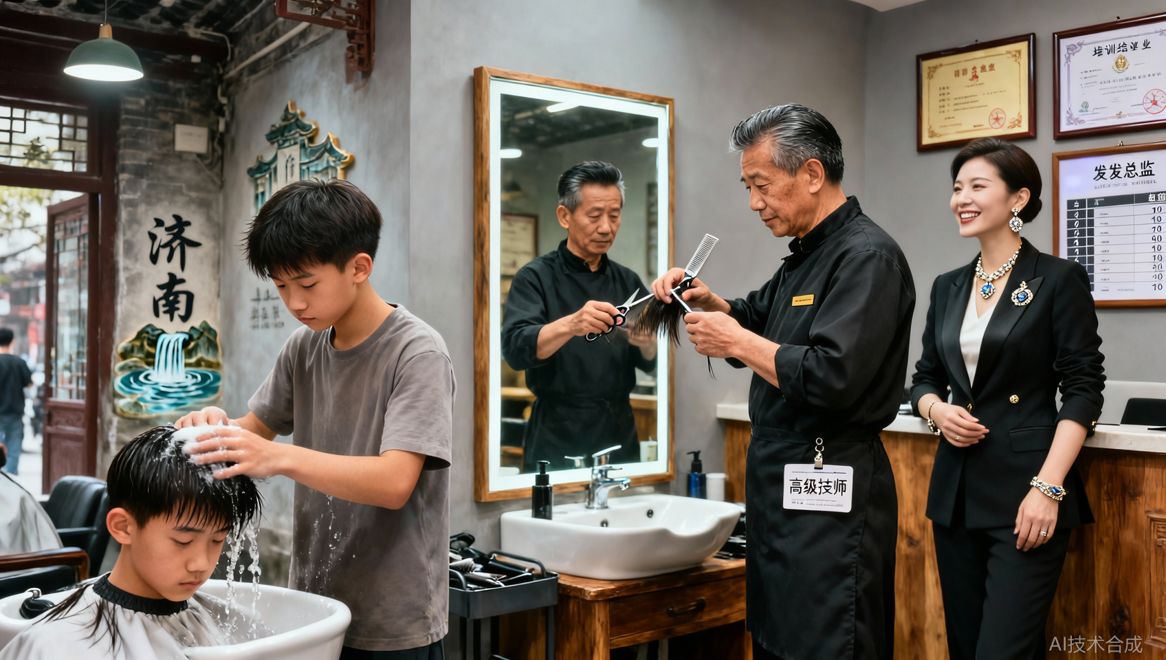 济南美发培训薪资待遇全解析：不同级别发型师的收入差距有多大