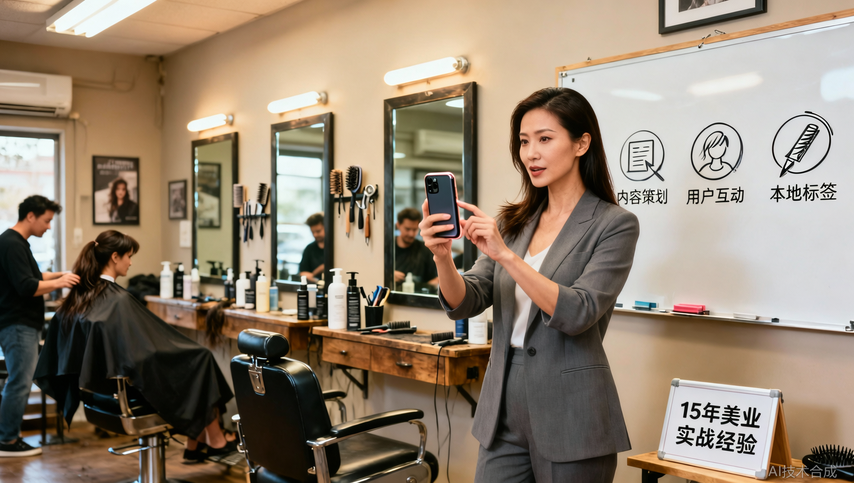 德州美发培训短视频营销技巧：中小门店快速涨粉的3个实操方法